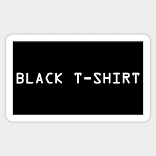 Black T-Shirt Sticker